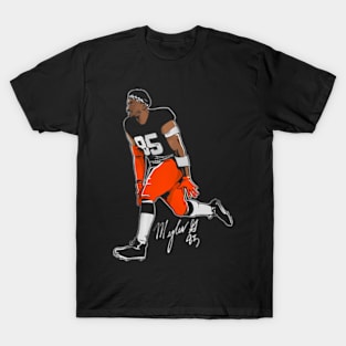 Myles Garrett Superstar Pose T-Shirt